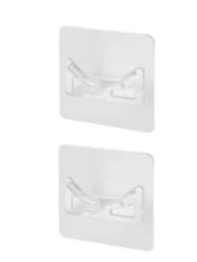 2个/4个/6个/8个弹簧拉杆支架，带自粘胶，无需钻孔即可安装在窗帘杆和门框上 - 彩色 - 查看 14