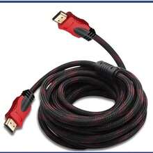AMAZING VISION 1 cable de conversión de televisión de 20 metros de alta definición, cable de conversión negro y rojo - 20 metros - Ver 10