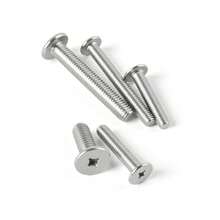 M3 X 12mm 50 Pack Flat Round Head Screws 304 Stainless Steel  Drive Machine Screws Hardware Fastener For Furniture Connection - M3 X 12 - View 4