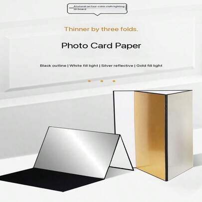 لوح عاكس محمول قابل للطي للتصوير المكتبي، عاكس طاولة لإضاءة الحياة الساكنة، دعامة لتصوير الصور