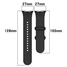矽膠錶帶，適用於 Band 8Pro/9Pro/10Pro，智慧手錶配件，Redmi Watch 4 5 6 替換手環，柔軟舒適 - 均碼 - 查看 4