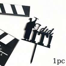 1pc/3pcs/6pcs Gold & Black 2026 Graduation Cake Topper, Suitable For Graduation Theme Party DIY Cake & Dessert Decorations - Multicolor - View 16