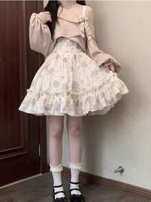 Plus Size Dresses - 上衣+吊帶裙套裝 - 查看 3