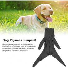 Traje de recuperación de la cirugía de  Perro, elástico  Perro después de la cirugía Evitar la muda de Perro Mono, Body de Perro para Perros pequeños Miedium Grande (L),38968350 - Gris Oscuro - Ver 6