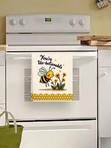 1/2/4件装 可爱黄色蜜蜂厨房毛巾 柔软、吸水性强、速干 涤纶材质 手巾 适用于烹饪和烘焙 - 完美的乔迁礼物（15.7x23.6英寸） - 彩色 - 查看 6