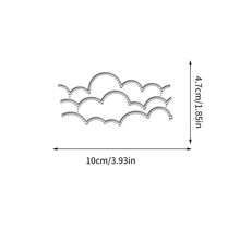 Creative Fences And Clouds Metal Cutting Dies, DIY Scrapbooking Album And Embossing Stencil, Greeting Card Making Tool, Card Paper Cutting Crafts ,Gift Card Making Template Die Cuts. - Silver - View 13