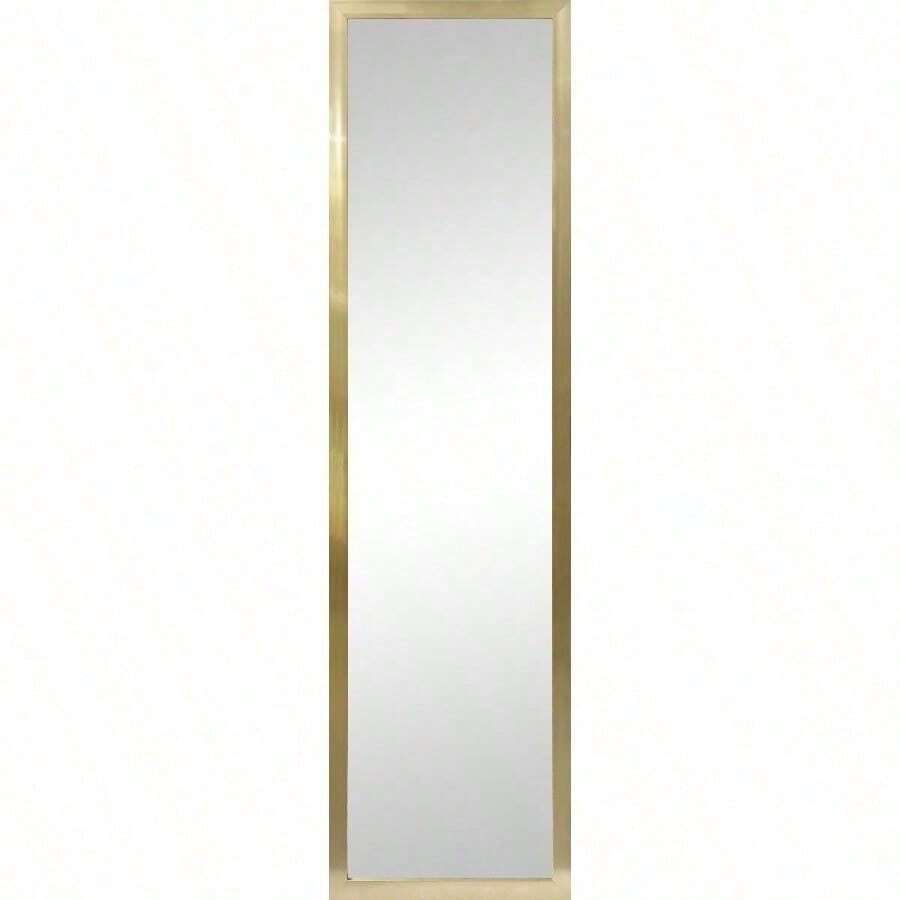 Mirror 13x49 Black Rectangle Large Wall Mirror For Bathroom Or Living Room - Vàng - Xem 1