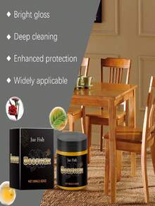 JUE FISH Random Delivery Of Beeswax Wood Polish, Furniture Renewal, Brightening, Degreasing, Polishing Care Wax For New And Old Wooden Furniture - Yellow - View 8