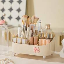 Makeup Lipstick Storage Box, Vanity Organizer Rack, Dust-Proof Countertop Bathroom Vanity Organizer - Multicolor - View 7