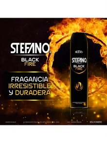 EstiloTendenciaStefano Desodorante Black Fire En Aerosol Para Hombre 150 Ml.ProteccióN Contra El Mal Olor Que Dura Todo El DíA Con Una Fragancia Fresca Y Duradera, Con Notas Frescas Y CíTricasCalidad PremiumVersióN Mejorada - 1 - Ver 4
