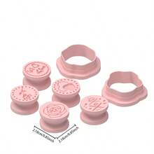 Love Rose Texture Seal Polymer Clay Cutter Clay Cutting Molds Earring Jewelry DIY Handmade Cutting Molds For DIY Earrings & Crafts, Perfect For Handmade Decorations, Jewelry Making Tools ﻿ - TH347 - View 8