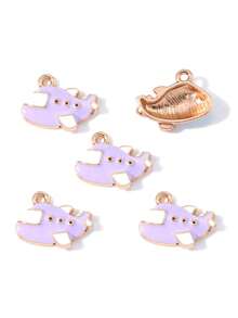 10pcs/Set Oil-Painted Small Airplane Charm Alloy For Key Ring Bracelet Necklace Pendant DIY Handmade Jewelry Accessories Making - Oil-dripping Miniature Airplane - View 11