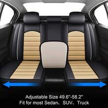 5 Seats Car Seat Covers Fit For Hondas CRV CR-V Full Set Premium Faux Leather Front Rear Back Seats Pu Leather Seat Protectors - 5 seats covers - 查看 10