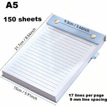 A5 PU皮革可重复使用笔记本，内页可替换 - A5 - 查看 12