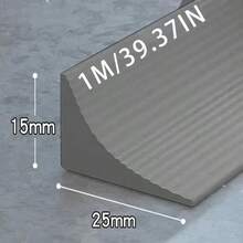 YITAPE 1pc 118.11/39.37 Inch Silicone Self-Adhesive Bathroom Sealing Strip | Shower Enclosure And Vanity Countertop Sealant, Flexible Bathroom Divider Strip, Suitable For Floor And Vanity, Easy To Install - Multicolor - View 8