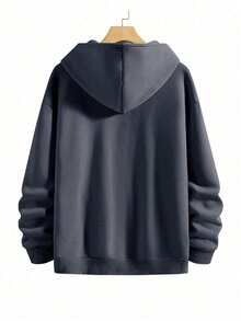2026DisneyCars LightningMcQueen Hoodie-Men's Blue Racing Pattern Pullover, Loose Hooded Sweater In Front Pocket, Suitable For Casual Wear, Birthday Gift For Disney Pixar Car Fans, Travel Clothes, Playful Design, Comfortable Fabrics, Fan Clothes, Movie Lovers, Home Clothes, Durable Materials, Printed Sweatshirts, Men's. - Xám - Xem 2