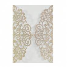 10 chiếc thiệp mời lấp lánh tinh tế, thiệp mời đám cưới, thiệp chúc mừng lễ hội, thiệp giấy lấp lánh màu vàng hồng, dùng trang trí tiệc cưới, sinh nhật lần thứ 15, lễ rửa tội, tiệc cô dâu. - 10 cái - Xem 7