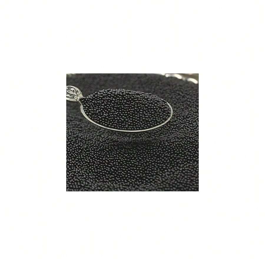 Meyer Imports Multicolored Caviar Deco Beads For Nails – Micro Glass Pixie Beads Glitters – Ideal For Nail Art 3D Decorations 56 Grams (Black) - màu đen - Xem 1