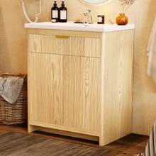 31" Bathroom Vanity And Sink CombosSmall Space Bathroom Storage With 2 Doors Single Sink Bathroom Vanities White 31"*18.5"*35.4" - 31.5"18.5"35.5" - View 4