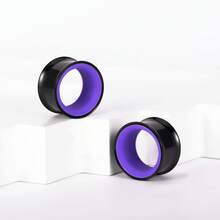 2个不锈钢喇叭形耳钉，男女通用，低过敏性，女士佳礼 - round - 查看 56