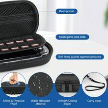 3-In-1 PS Vita Case Bundle - Hard EVA Carrying Case + 2 Clear Crystal Cases For PS Vita 1000/2000 (Console & Accessories Not Included) - 1 - 查看 3