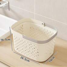 1/2pcs Handheld Shower Caddy, Bathroom Storage Basket, Toiletry Basket, Cute Shower Caddy, Bathroom Organizer Basket