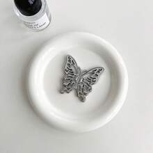 蝴蝶手机支架，镀铬粘性桌面/平板电脑支架，新款豪华款