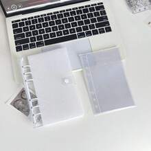 A6 Transparent Loose-Leaf Cover Sticker Book, Stickers, 3D Sticker Storage Box, 6-Ring PVC Notebook Set, DIY Journal - Multicolor - View 28