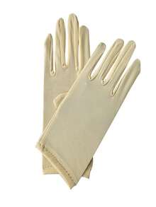 1 Pair 22cm Milk Silk Elastic Short Cycling Gloves, Suitable For Costume Play, Performance And Fashion Decoration Holiday Gloves - One Size - View 11