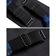 de lazo con diamantes de imitacin para hombre y mujer - Azul Paisley Tallanica - Ver 4