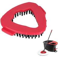 Spin Mop Scrub Brush Head For Cedar EasyWring 1-Tank System, Hard Bristle Cleaning Brush For Bathroom, Kitchen, Tub And Tile (Not Fit RinseClean 2-Tank) - One Color - 查看 1