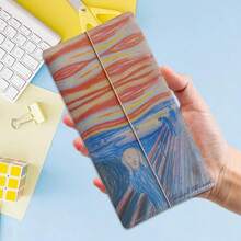 Travelers Notebook Inserts With PVC Sleeve Holder,Blank Paper, Standard Regular TN Journal Notebook For Journals,Dis,Planners,30 Sheets,8.5\ X 4.7\,Scream - ScreamPVC&Blank - 查看 7