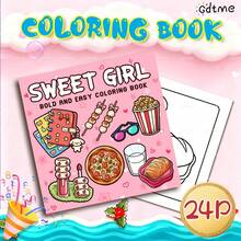 GDTME This Brand New Luxury Adult Coloring Book Aims To Help People Relax And Find Inner Peace. The 2025 Edition Uses Thick Paper With A Pearlescent Effect, Making It A Perfect Choice For Room Decor. It Also Makes An Excellent Gift For Your Loved Ones, Friends, Colleagues And Family, Especially Suitable For Occasions Like Valentine's Day, New Year, Birthdays And Ramadan. - Multicolor - View 16