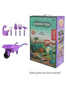 NEUSNEY Outdoor Gardening Children's Toy Set - Beach Wagon, Gloves, Digging Tools, Shovels, Gardening & Roleplay Toys, Gifts For Boys & Girls - Multicolor - View 14