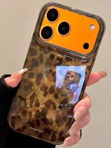 Dark Brown Leopard Print