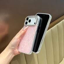 Pink Heart-Shaped Phone Case, Compatible With IPhone 17 Pro Max/17 Pro/17/16 Pro Max/16/16 Pro/16 Plus/15/15 Pro Max/15 Pro/15 Plus/11/12/13/14 Pro Max/12 Pro/12 Pro Max/13 Pro/13 Pro Max/14 Pro/14 Pro Max/14 Plus, Hard Protective Case, IMD Process - Pink - View 10