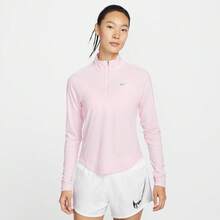 耐克女子Tempo Swish连帽Polo衫，针织领，长袖，款式：THV2843-663 - 粉色 - 查看 1