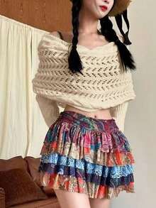 1pc Solid Color Hollow Sleeve Shawl Scarf, Soft & Lightweight, Minimalist Casual, Suitable For Daily Wear, All Seasons, Ideal For Evening Gala, Party, Travel, Office, Wedding And Other Occasions, Makes A Great Gift