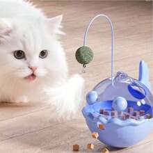 1pc Self-Righting Cat Toy, Interactive Wand Toy For Kittens & Cats, Cat Treats Puzzle Feeder