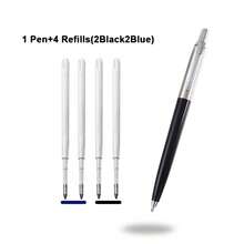 A Classic T-Wave Ballpoint Pen/Semi-Steel Metal Press Ballpoint Pen/Business Office Signature Pen/Creative Advertising Gift Pen/Student Calligraphy Practice Pen/Replaceable Pen Refill - Pen - View 13