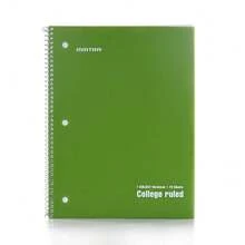 Spiral Notebooks - 1 Subject, Poly Cover, 70 Sheets, College Ruled, 8in X 10in, Bulk Pack, Primary Color Waterproof Covers, Set Of 6 - For Schoolsss, Office, Business, Professional (04659) - PolyCover-CollegeRuled - Xem 7