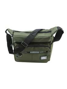 男士尼龙斜挎包，休闲户外时尚百搭单肩包，适合青少年、夏季、休闲、户外、运动、度假、旅行、毕业礼物、生日服饰配饰