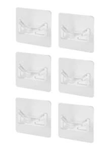 2个/4个/6个/8个弹簧拉杆支架，带自粘胶，无需钻孔即可安装在窗帘杆和门框上 - 彩色 - 查看 15