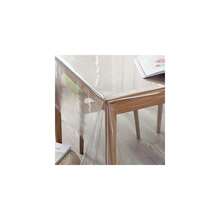Sancua Clear Plastic 1OO% Waterproof Tablecloth - 54 X 108 Inch - Vinyl PVC Rectangle Table Cloth Protector Oil Spill Proof Wipe Clean Table Cover For Dining Tables, Parties & Camping, Crystal Clear - CrystalClear54inchx108inchRectangular - View 8