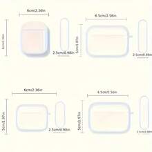 Ins Style Niche Flower Forairpods4 Protective Case Forairpodspro2 Wireless Bluetooth Earphone Case Forairpods3, Suitable As A Gift For Friends, Cute Three-Dimensional Love Suitable For AAirPods 1/2 Generation Protective Case Apple Wireless Bluetooth Earphone Case, Fashionable Earphone Case | Protective Case, AAirpod Protective Case - Multicolor - View 3