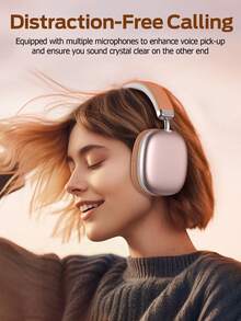 Tagry 可调节无线蓝牙耳机，适用于智能手机/电脑/平板电脑，银色 - 珊瑚橙 - 查看 9