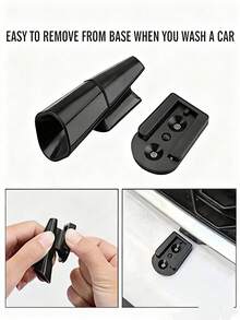 2-Pack Black Car Animal Deterrent – Wind-Powered Ultrasonic Deer Repeller Vehicle Deer Whistle Battery-Free Wildlife Repellent Car Animal Alert Device, Bestselling Must-Have Car Safety Accessory For Rural Road Driving Nighttime Commute Suburban Road Trips Outdoor Self-Drive Tours, Top-Rated Car Wildlife Deterrent Ideal Gift For Friends Colleagues Rural Commuters - A - View 3