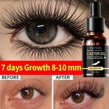 West Month Castor Oil Eyelash Serum Dense Moisturizing Natural Lengthening Black Curling Gentle Eyelash Serum - 1 CÁI - Xem 1