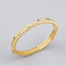 falinne 1件S925纯银镶钻菱形铆钉手链，时尚朋克风饰品，情人节送给女朋友的礼物 - 龐克鉚釘手鐲 - 查看 4