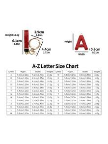 1个字母钥匙扣吊坠，镶钻装饰，手提包挂饰，礼物